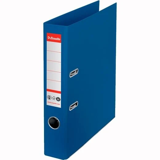 ESSELTE ARCHIVADOR PALANCA Nº1 CO2 NEUTRAL A4 CARTÓN 100% RECICLADO LOMO 50MM AZUL VIVIDA