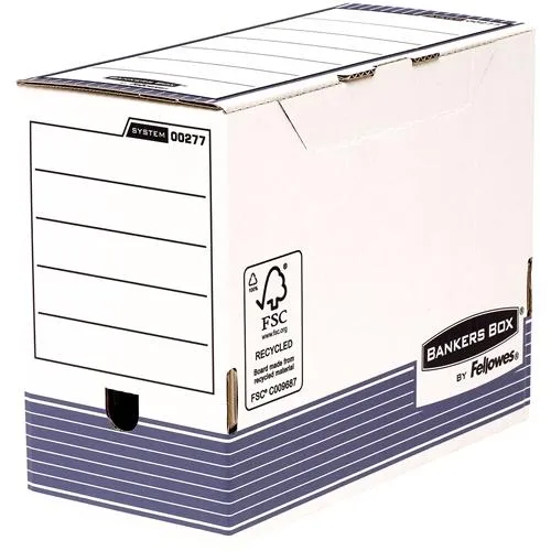 FELLOWES CAJA DE ARCHIVO DEFINITIVO 150MM A4 SYSTEM AZUL