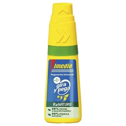 IMEDIO PEGAMENTO 35ML UNIVERSAL RENATURE GIRA Y PEGA BOTE SIN DISOLVENTES