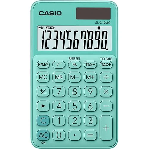 CASIO CALCULADORA DE OFICINA VERDE SL-310UC-GN