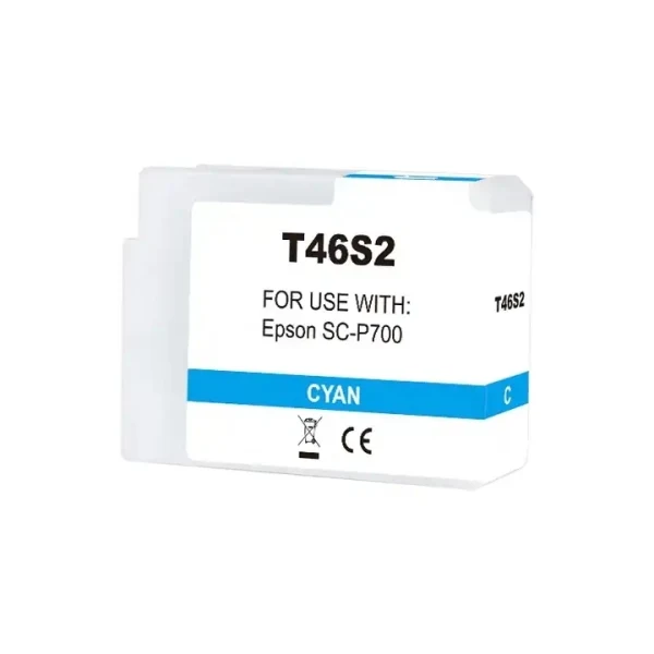 Cartucho compatible Epson T46S2 Cyan