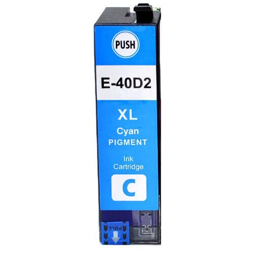 Cartucho compatible Epson T40D2 Cyan