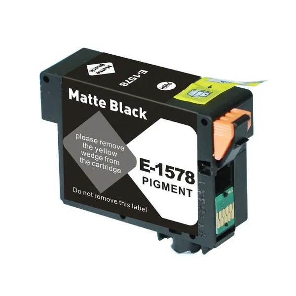 Cartucho compatible Epson T1578 Negro Mate