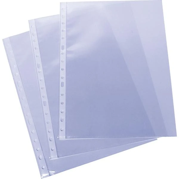 GRAFOPLAS FUNDAS MULTITALADRO 11 PP TRANSPARENTES 80 MICRAS GALGA LISO EXTRA A4 PAQUETE -100U-