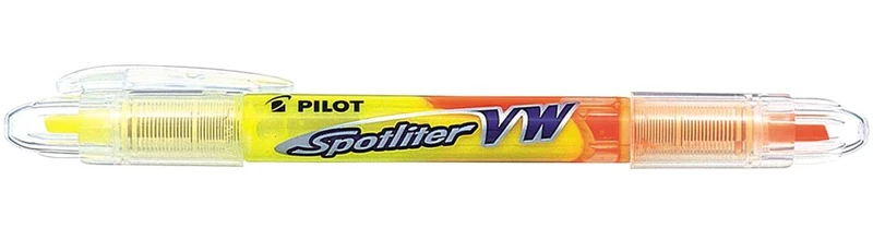 Pilot Rotulador Marcador Spotliter VW - Dos Colores - Fabricado a partir de Plastico Reciclado - Pun
