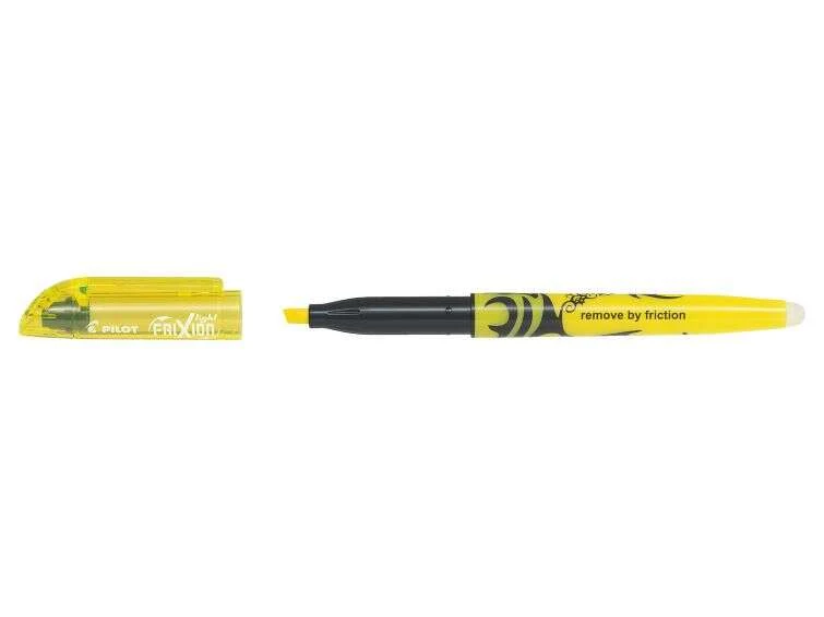Pilot Frixion Light Rotulador Fluorescente Borrable - Punta de Fibra Biselada - Trazo de 1 a 3.5mm