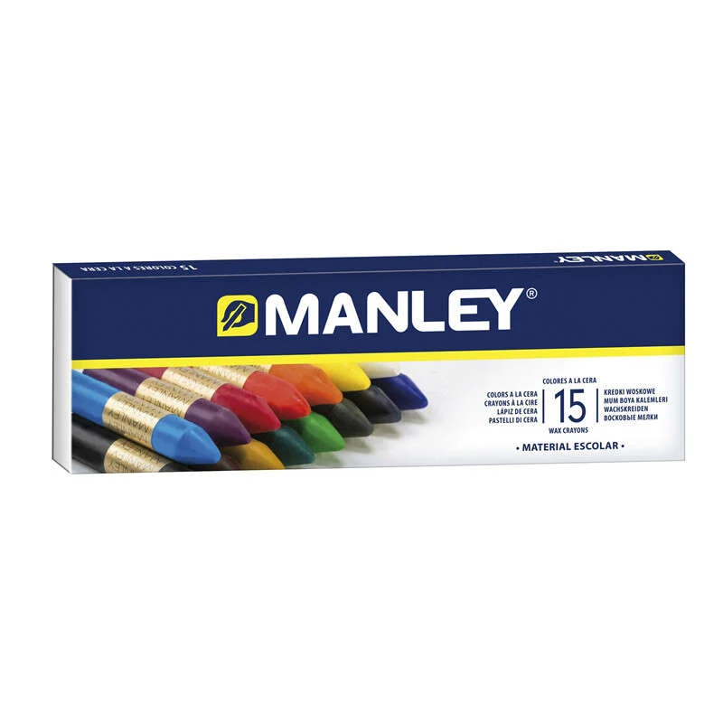 Manley Ceras Blandas de Trazo Suave - Ideal para Gran Variedad de Tecnicas y Aplicaciones