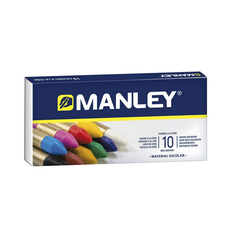 Manley Ceras Blandas de Trazo Suave - Ideal para Gran Variedad de Tecnicas y Aplicaciones