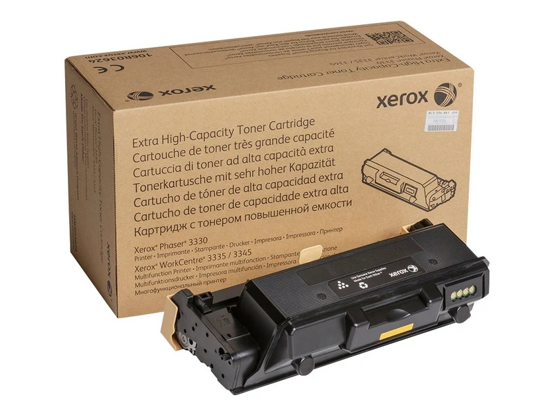 Tóner Xerox WorkCentre 3300 Series Negro Alto Rendimiento, 106R03624