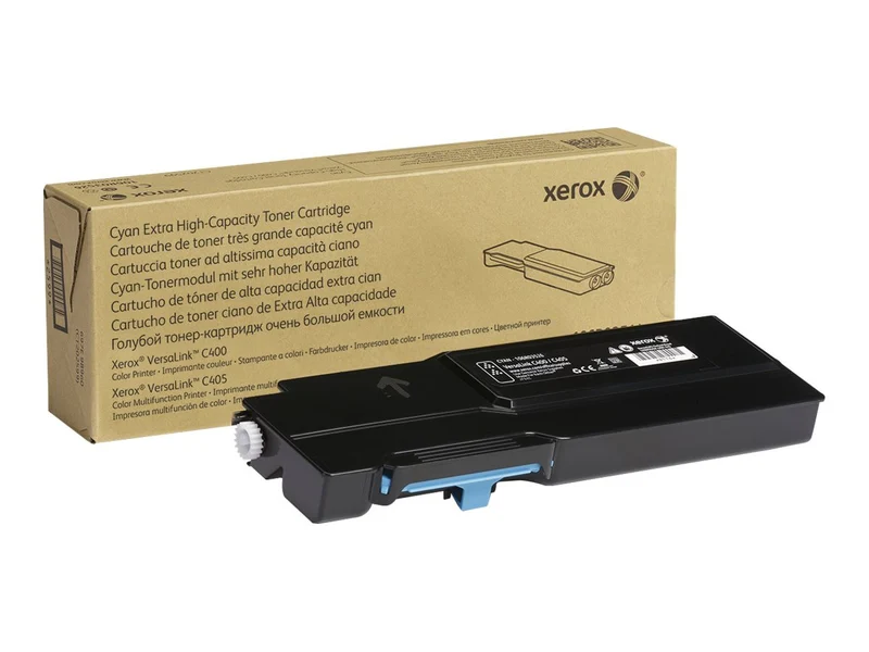 Tóner Xerox VersaLink C400 Cian Alto Rendimiento, 106R03526