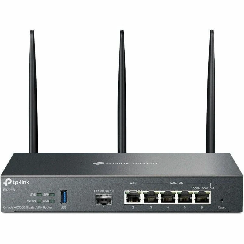 Router Omada ER706W Wi-Fi 6 IEEE 802.11 a/b/g/n/ac/ax Ethernet Wireless Router
