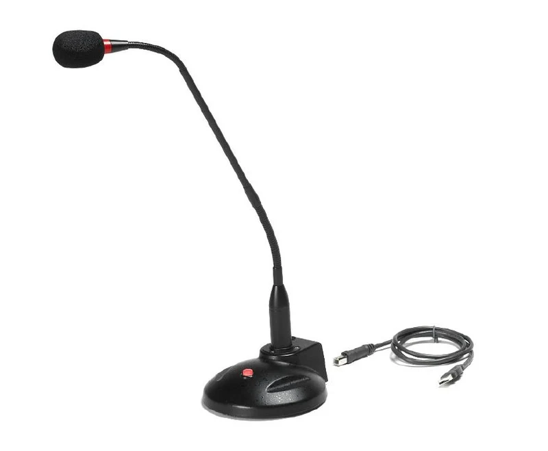 Micrófono VEC GN-USB-PT Push-to-Talk Gooseneck USB Microphone