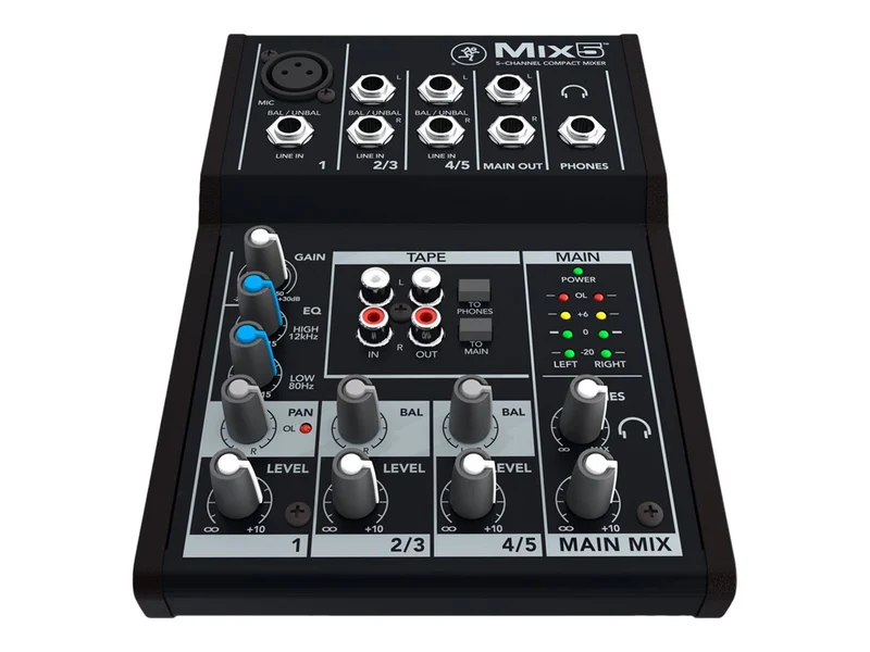 Micrófono Mackie Mix Series Mix5 analog mixer