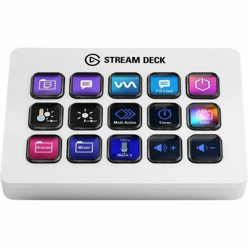 Controlador AV Elgato STREAM DECK MK.2 (WHITE)