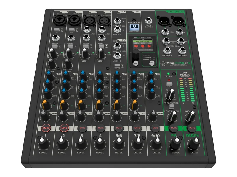 Micrófono Mackie ProFXv3+ Series ProFX10v3+ analog mixer