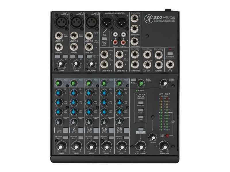 Micrófono Mackie VLZ4 Series 802VLZ4 analog mixer