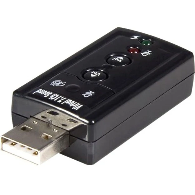 Accesorio de Audio StarTech.com StarTech Virtual 7.1 USB Stereo Audio Adapter External Sound Card