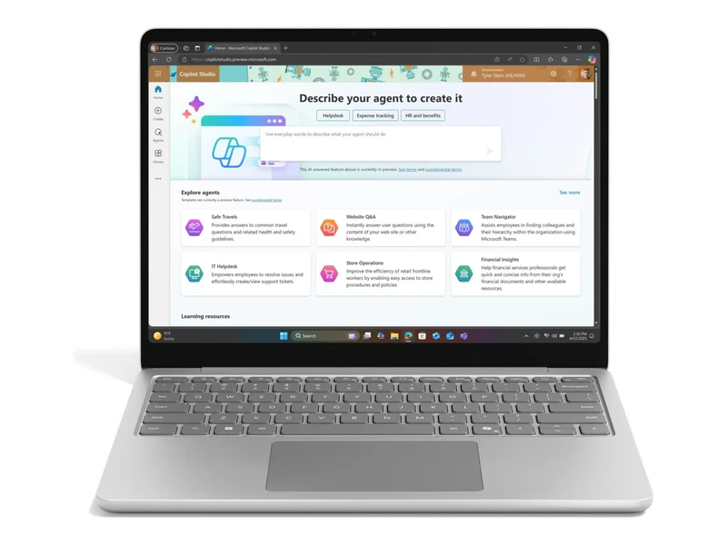 Laptop Microsoft Surface Laptop for Business, Qualcomm Snapdragon X Plus X1P-42-100 8 Núcleos, 16GB DDR5, 256 GB, Qualcomm Adreno