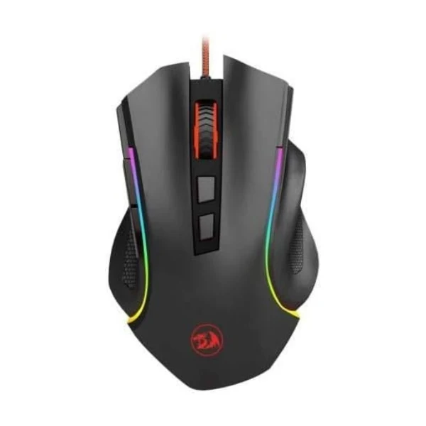 Mouse Gamer Redragon Griffin M607 RGB Chroma Sensor Óptico Pixart PMW3212 7200 DPI - Negro