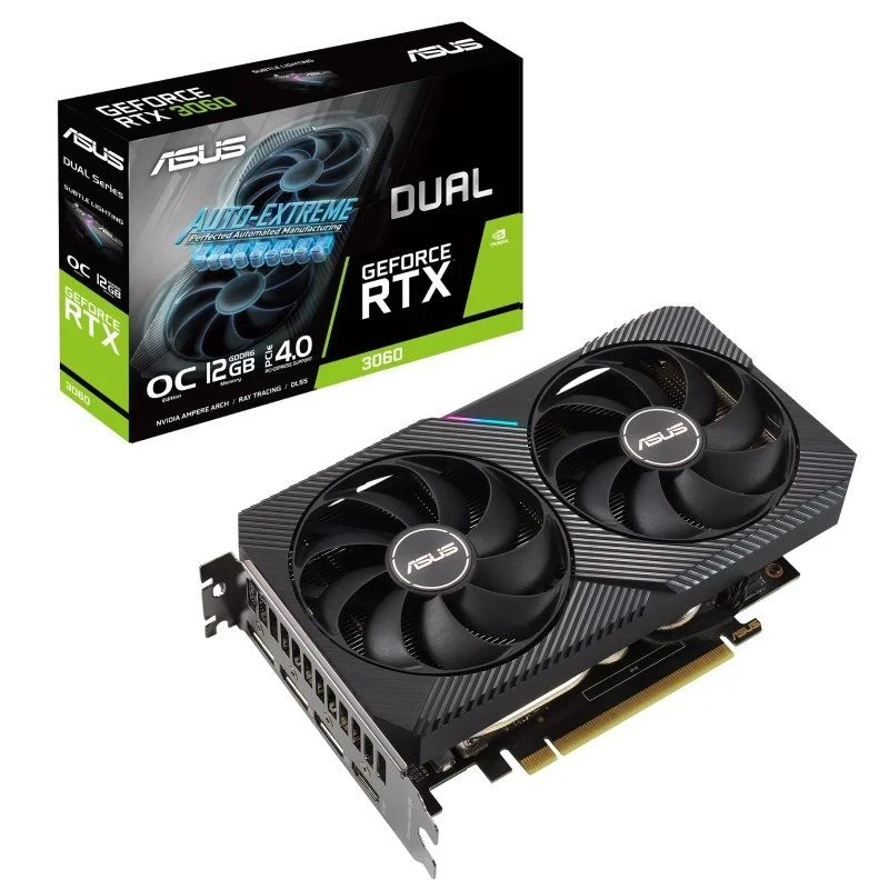 ASUS Dual Geforce RTX 3060 V2 OC Edition - 12GB GDDR6