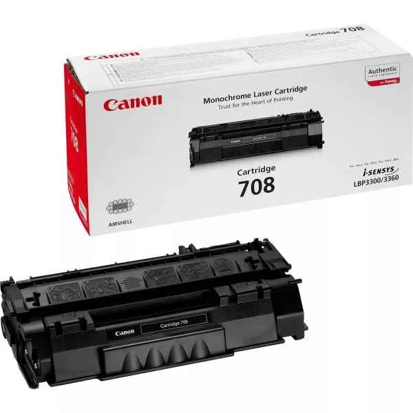 Canon 708 Negro Tóner Original - 0266B002