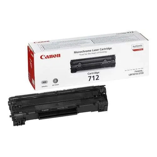 Canon 712 Negro Tóner Original - 1870B002
