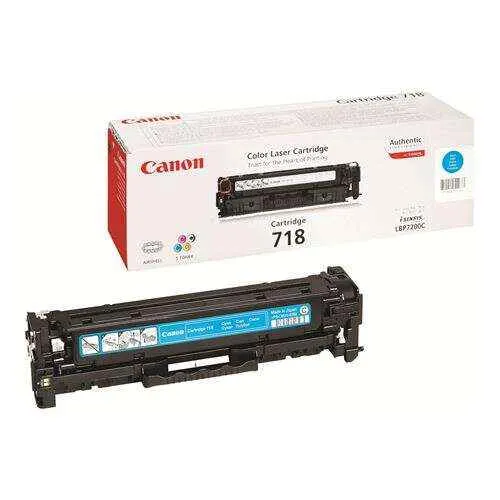 Canon 718 Cyan Tóner Original - 2661B002