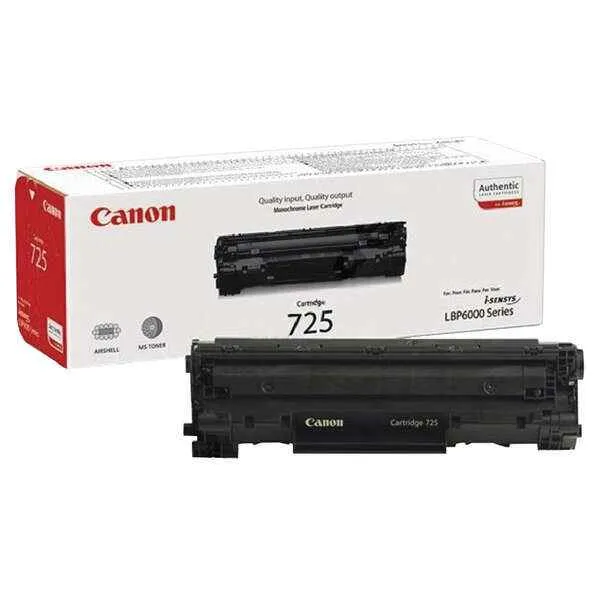 Canon 725 Negro Tóner Original - 3484B002