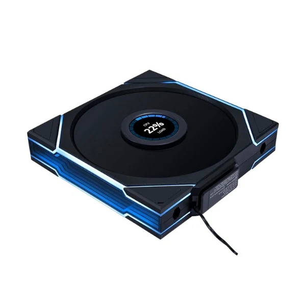 Fan Cooler Lian Li Uni Fan Reverse TL Wireless LCD Fluid Dynamic Bearing 140mm - Negro - RGB