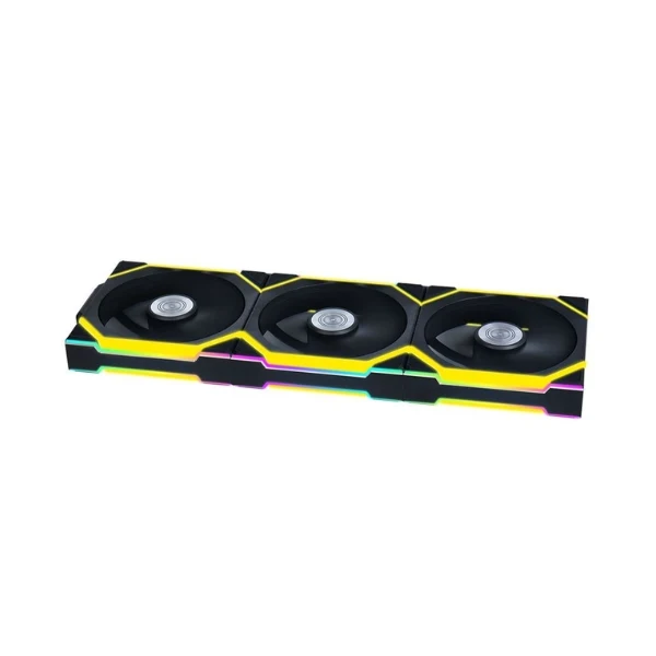 Fan Cooler Lian Li UNI FAN SL Wireless Fluid Dynamic Bearing 120mm - Negro - RGB - 3 Pack