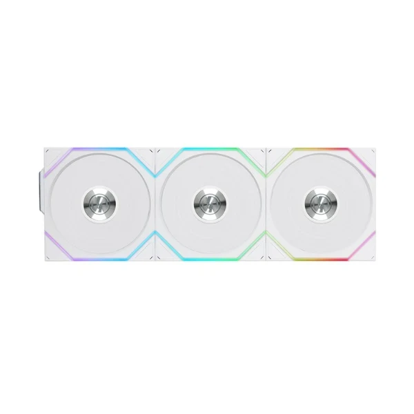Fan Cooler Lian Li UNI FAN TL120 V2 Reverse Blade Wireless Fluid Dynamic Bearing 120mm - Blanco - RGB - 3 Pack