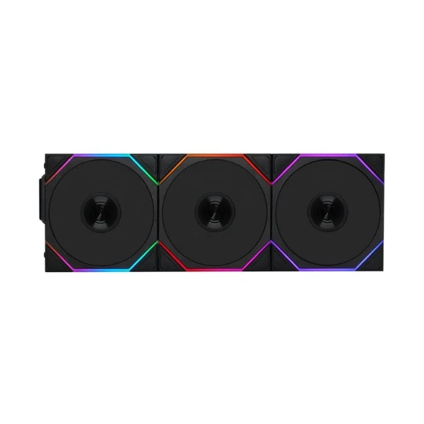 Fan Cooler Lian Li UNI FAN TL120 V2 Reverse Blade Wireless Fluid Dynamic Bearing 120mm - Negro - RGB - 3 Pack