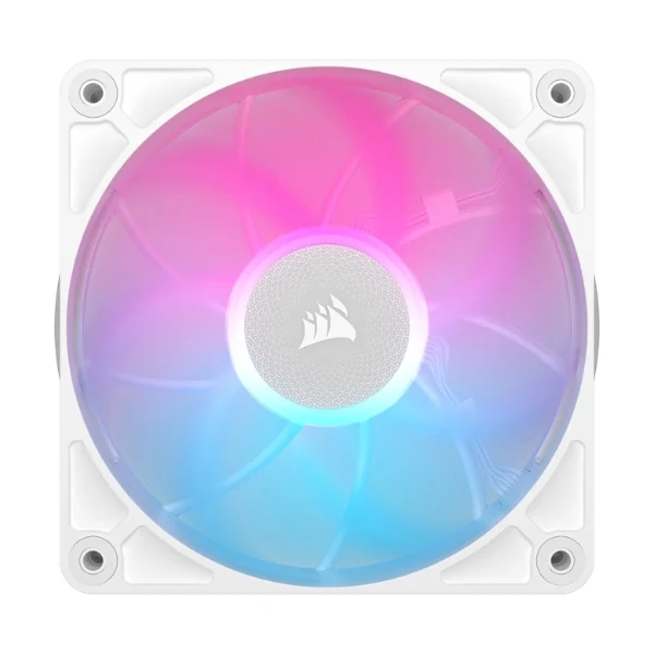 Fan Cooler Corsair iCUE LINK RX120 RGB Magnet Dome Bearing 120mm - Blanco - RGB - 3 Pack
