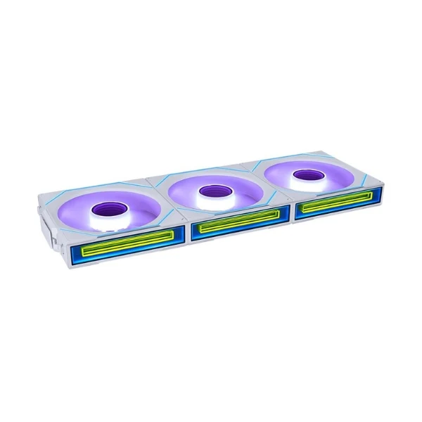 Fan Cooler Lian Li UNI FAN SL-INF WIRELESS 120 Reversed Blade Fluid Dynamic Bearing 120mm - Blanco - RGB - 3 Pack