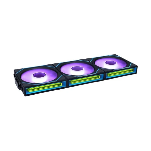 Fan Cooler Lian Li UNI FAN SL-INF WIRELESS 120 Reversed Blade Fluid Dynamic Bearing 120mm - Negro - RGB - 3 Pack