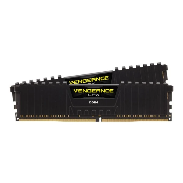 Corsair Vengeance LPX 16GB (2 x 8GB) DDR4-3200 C16 Dual Channel Desktop Memory Kit CMK16GX4M2E3200C16 - Black