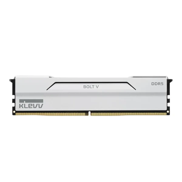Memoria RAM KLEVV FIT V 32GB (2 x 16GB) DDR5-6000 PC5-48000 CL28 Dual Channel Desktop Memory Kit 5AGU880-60B280F - Ceramic White