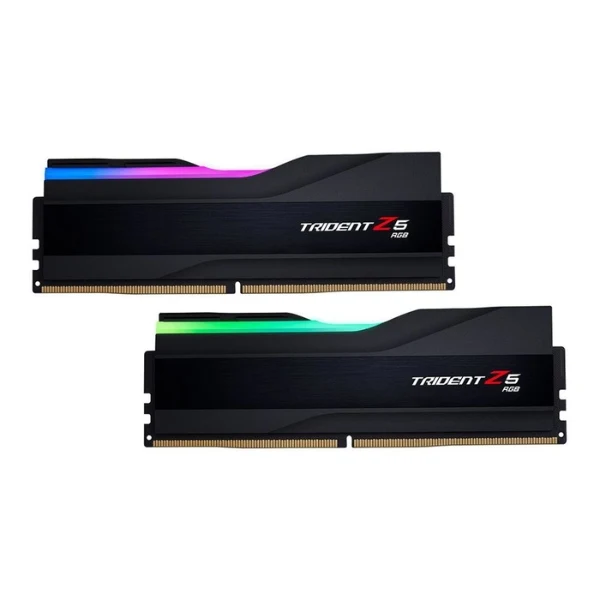Memoria RAM G.Skill Trident Z5 RGB 32GB (2 x 16GB) DDR5-6400 PC5-51200 CL32 Dual Channel Desktop - F5-6400J3239G16GX2-TZ5RK - Black