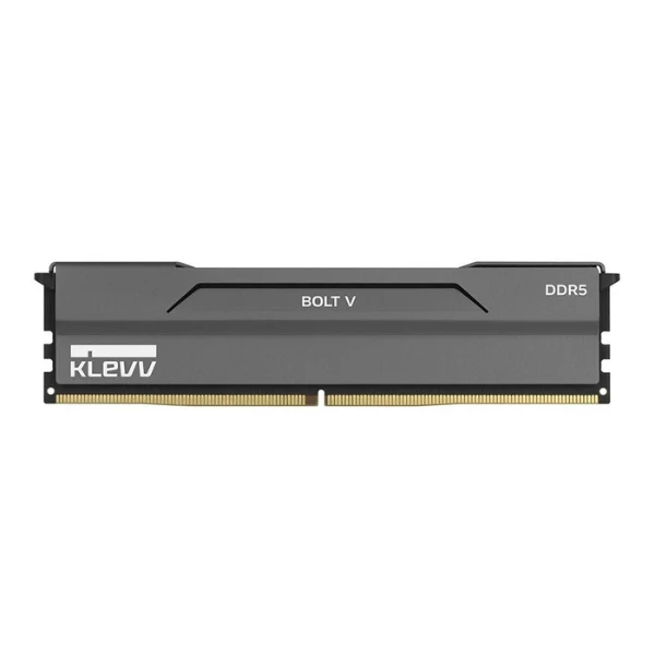 Memoria RAM KLEVV BOLT V 64GB (2 x 32GB) DDR5-6000 PC5-48000 CL30 Dual Channel Desktop - 5BGUA80-60A300H - Charcoal Gray