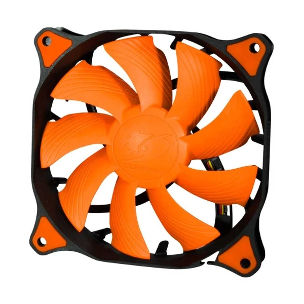 Fan Cooler H.E.C. Cougar CFV12H Hydro Dynamic Bearing 120mm - Negro - Naranja