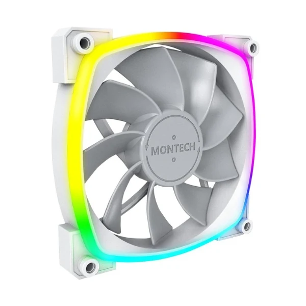 Fan Cooler Montech RX120 ARGB Rifle Bearing Reversed 120mm - Blanco - ARGB