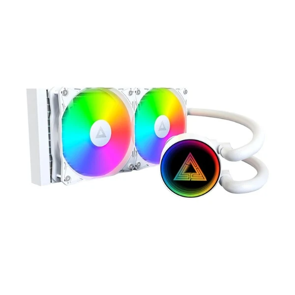 Enfriador Líquido Montech LightFlow ARGB 240mm All in One – Blanco