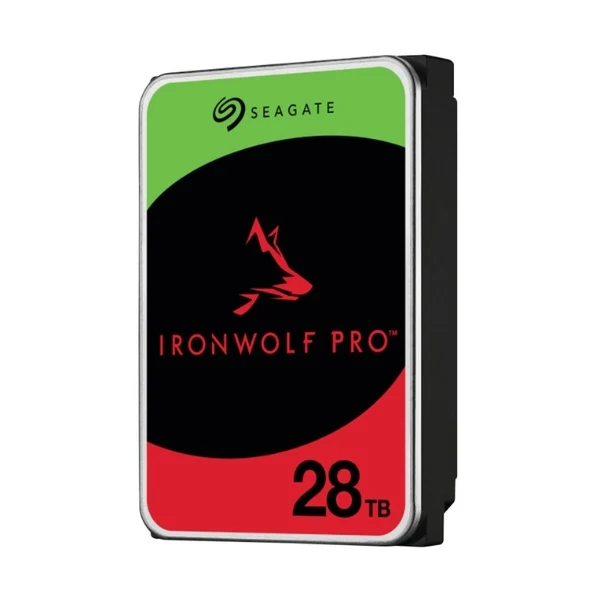 Disco Duro HDD Seagate Ironwolf Pro 28TB 7200 RPM SATA III 6Gb/s 512MB caché Internal NAS CMR 3,5"