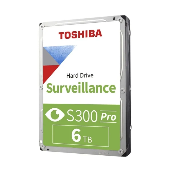 Disco Duro HDD Toshiba S300 Pro 6TB 7200 RPM SATA III 6Gb/s 512MB caché Internal CMR Surveillance 3,5"
