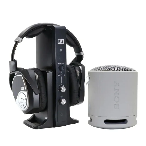 Audífonos Sennheiser RS 195 Sistema de Audífonos Inalámbricos Digitales con Parlante Sony XB100 - Negro