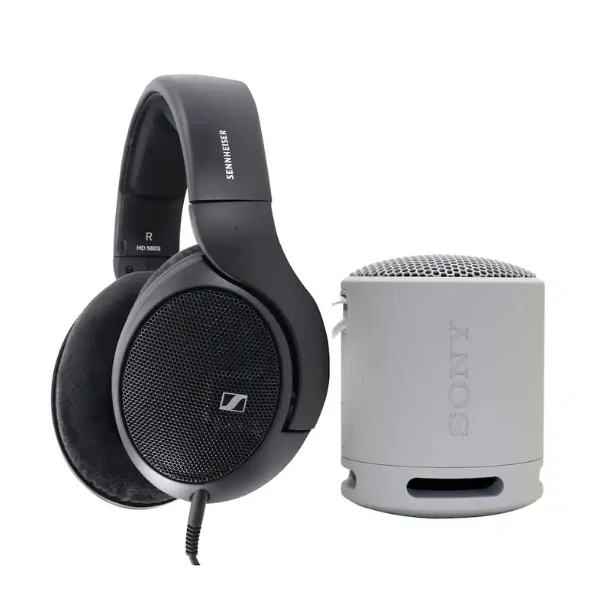 Audífonos Sennheiser HD 560S Abiertos de Alto Rendimiento con Parlante Sony XB100 - Negro