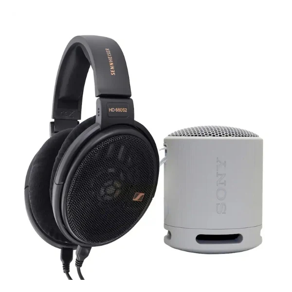 Audífonos Sennheiser HD 660S2 con Cable Over-Ear con Parlante Portátil Sony XB100 - Negro