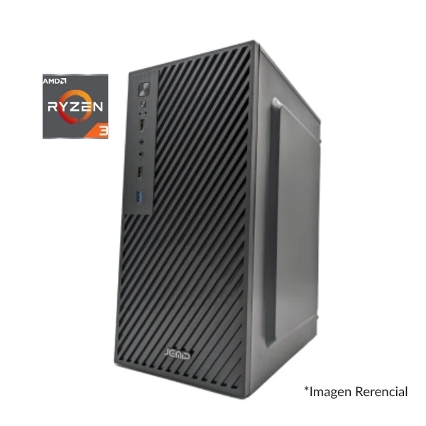 PC / CPU / COMPUTADOR AMD Ryzen 3 4100 Quad-Core - 8GB RAM - 128GB SSD + 1TB HDD - 3.80GHz - Socket AM4 - Case Corporativo - Fuente de Poder