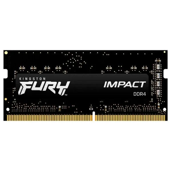 Memoria RAM Kingston Fury Impact 8GB DDR4 3200MHz CL20 SODIMM para Portátil - KF432S20IB/8