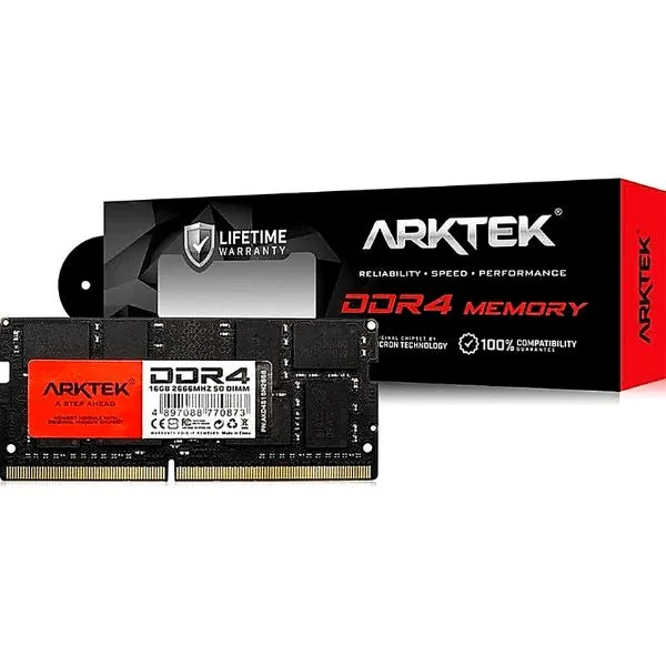 Memoria RAM ARKTEK 8GB DDR4 3200MHz SODIMM para Portátil - Empaque Retail